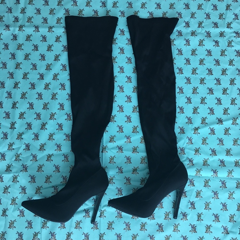Sleek black boots